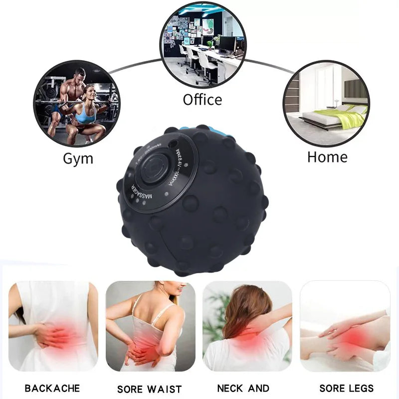 4-Speed Vibrating Massage Ball